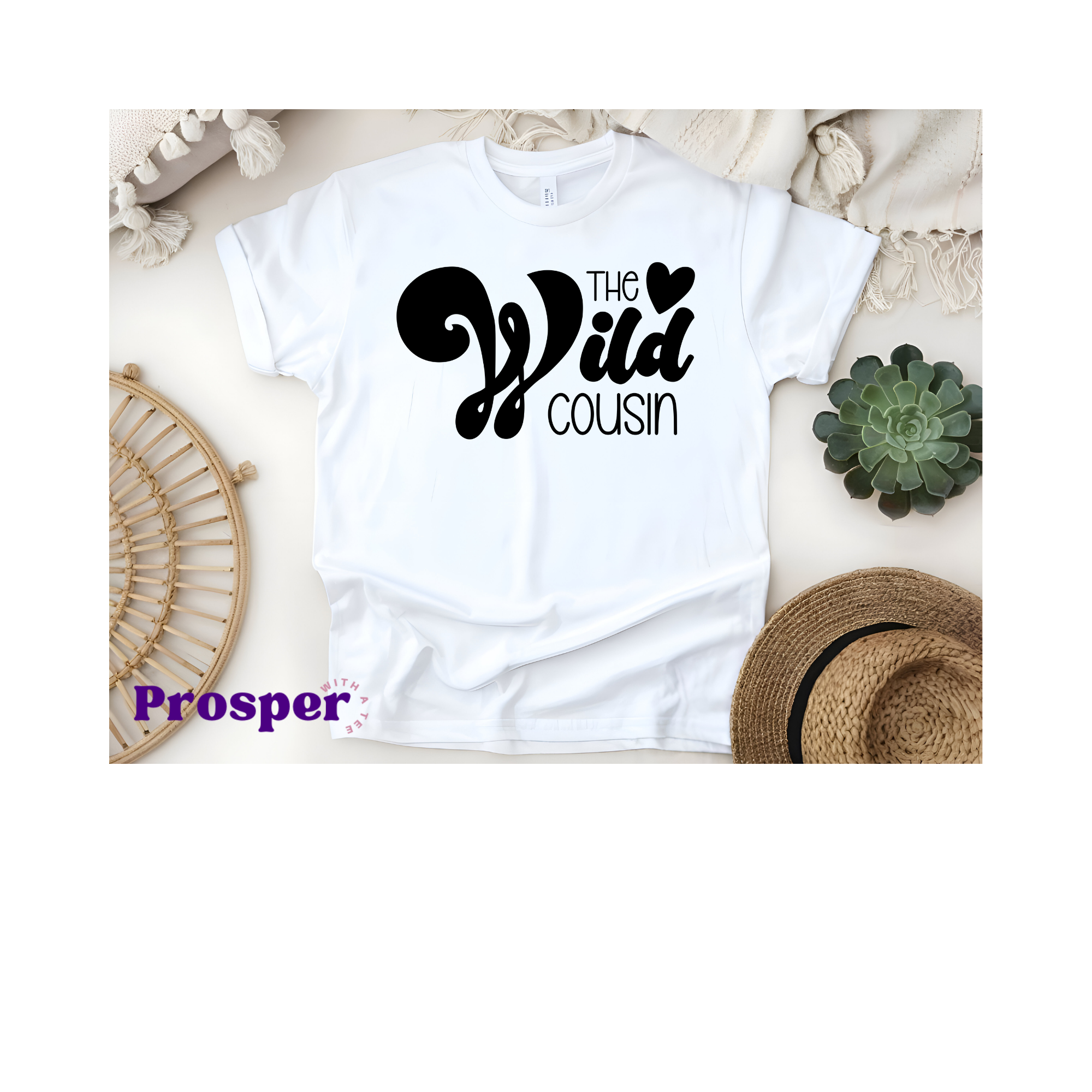 Cousins crew T-shirt