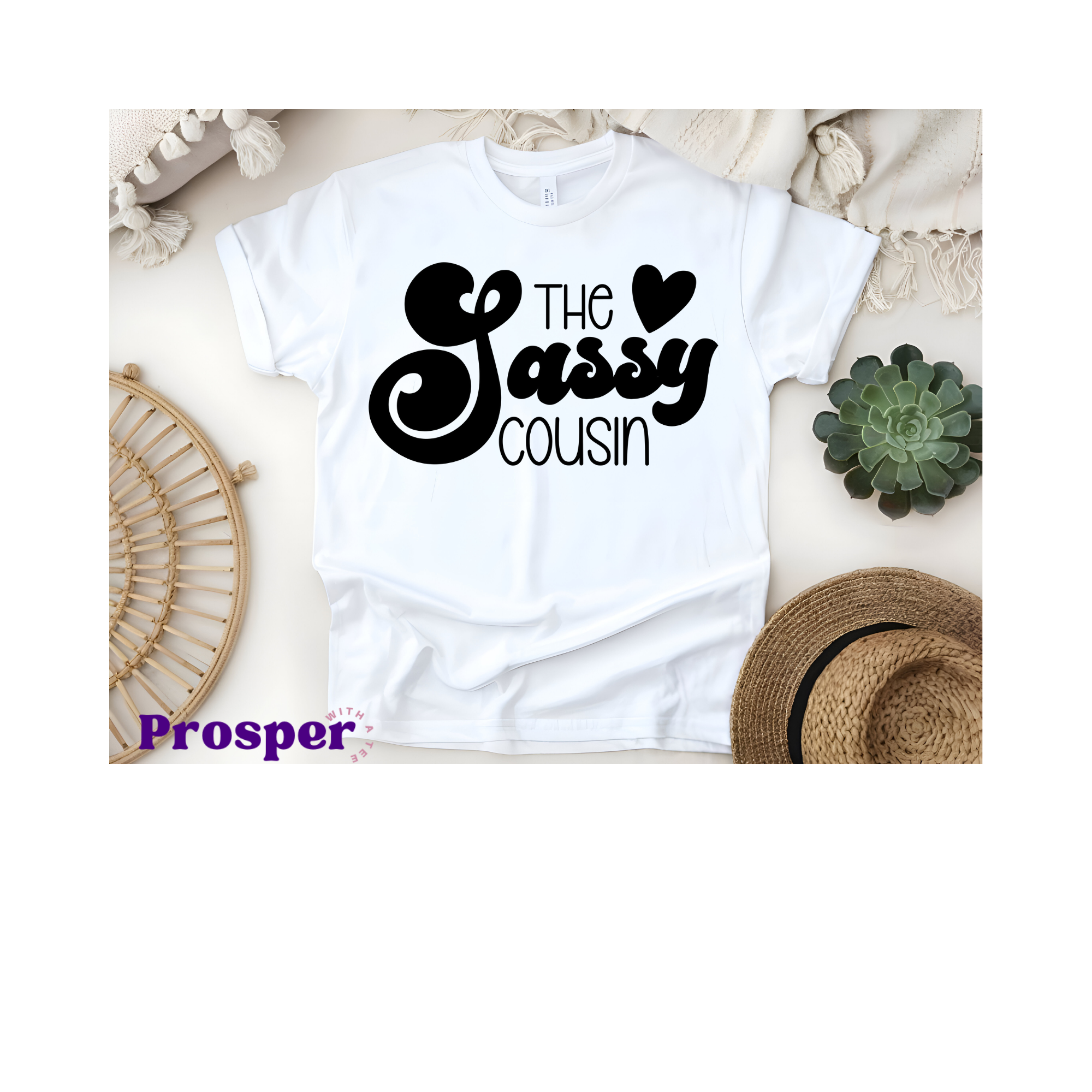 Cousins crew T-shirt