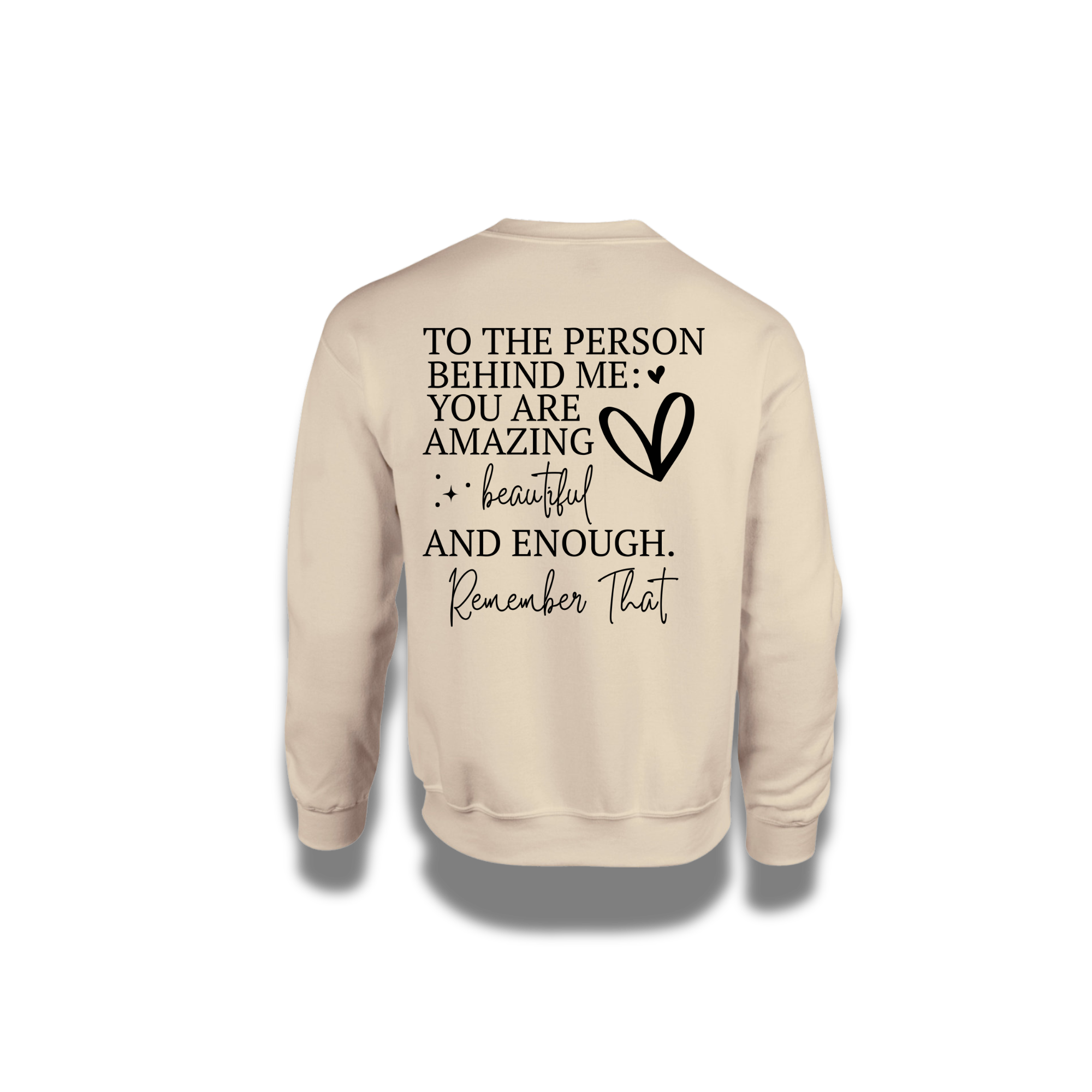 You Matter- Positive Messages Matter Crewneck Prosper with a tee