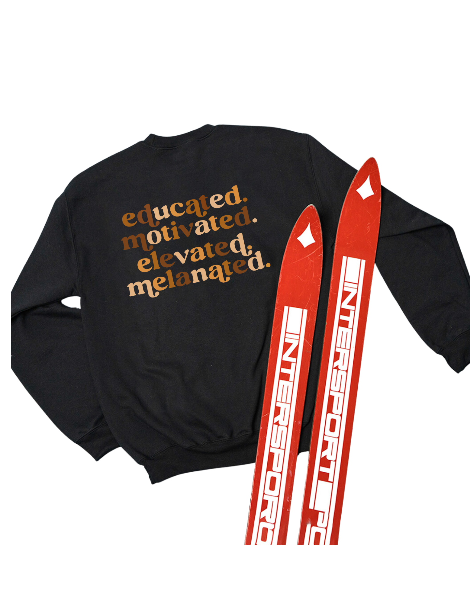 Melanated Sweatshirt Prosper with a tee