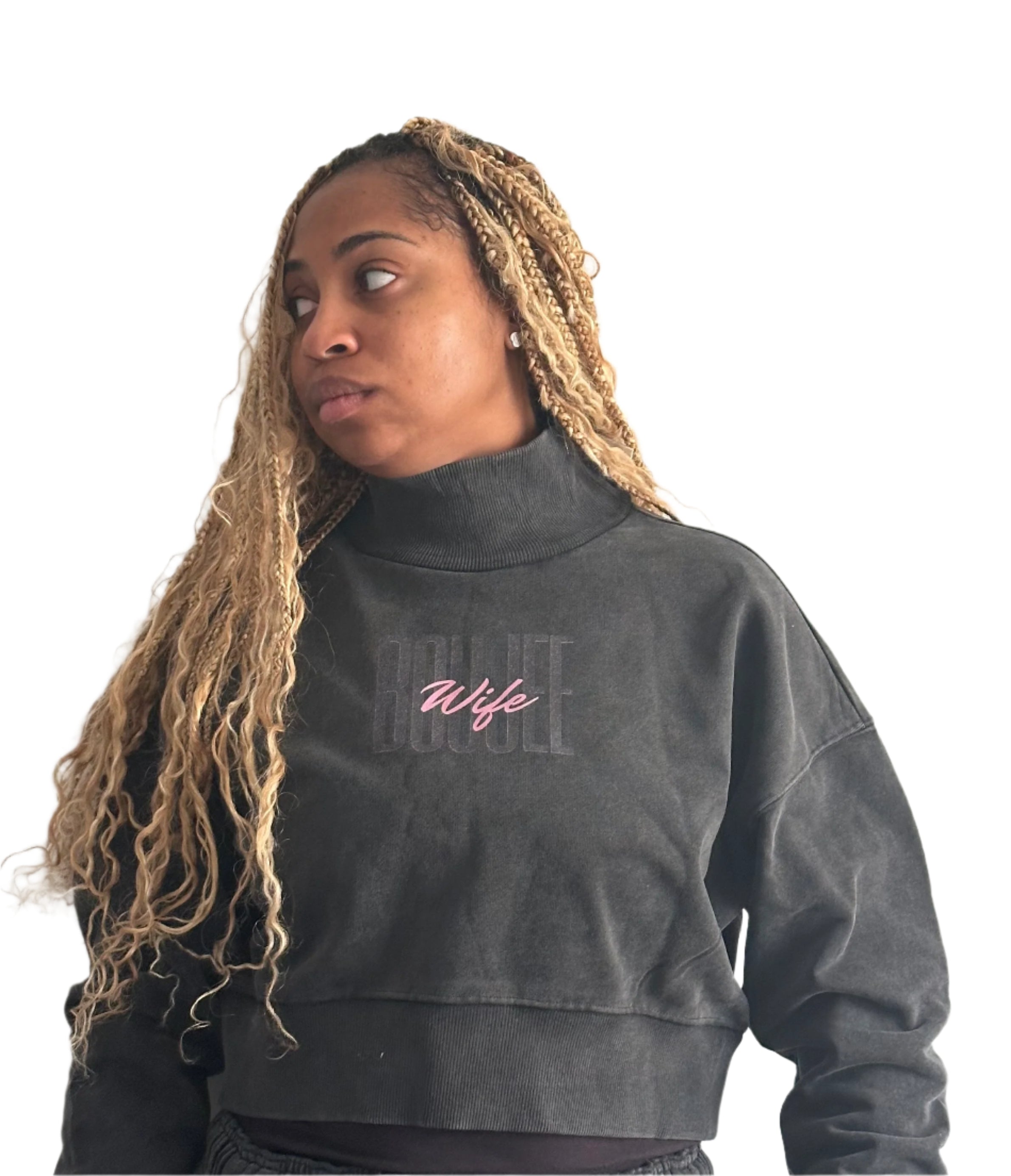 Boujee Wife Crop Sweatsuit