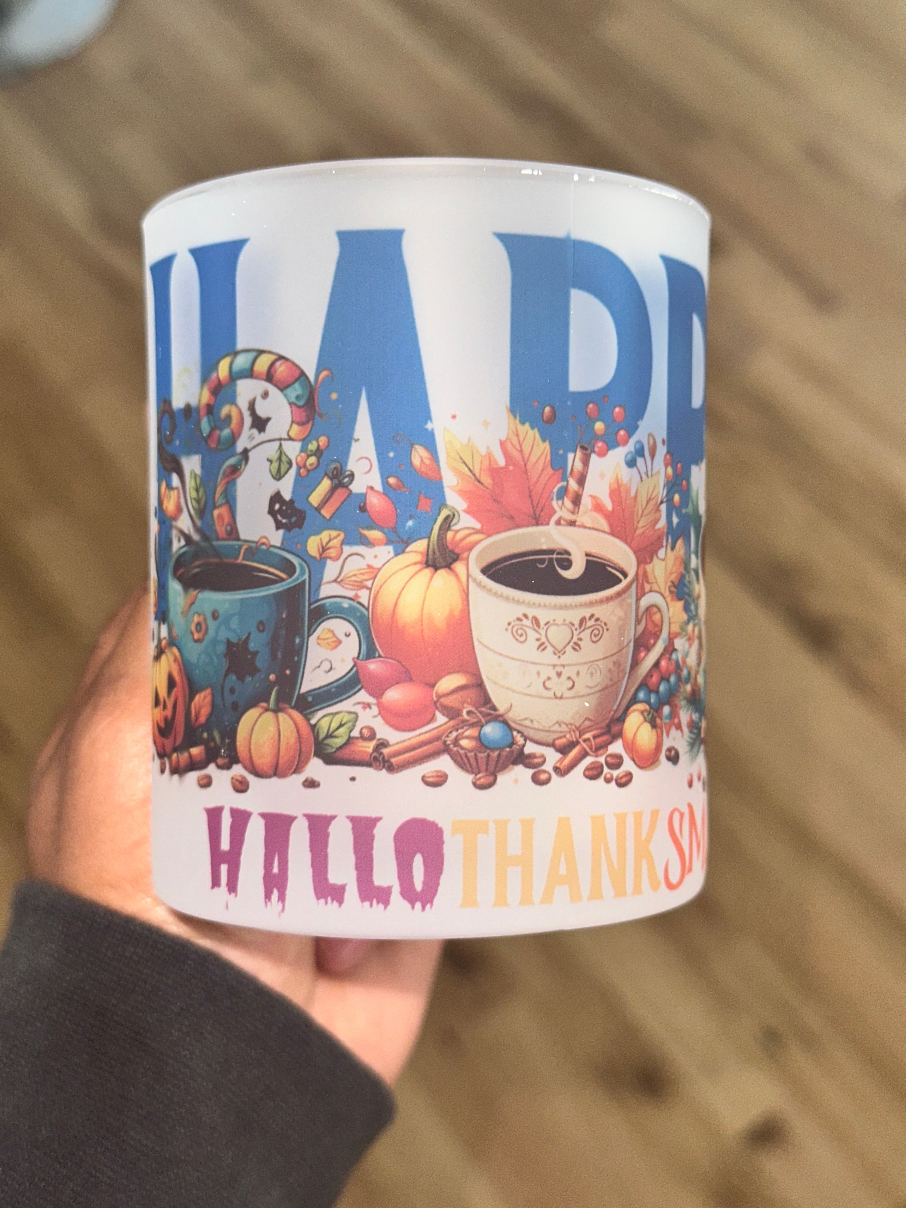 Happy Hallowthanksmas Mug Prosper with a tee