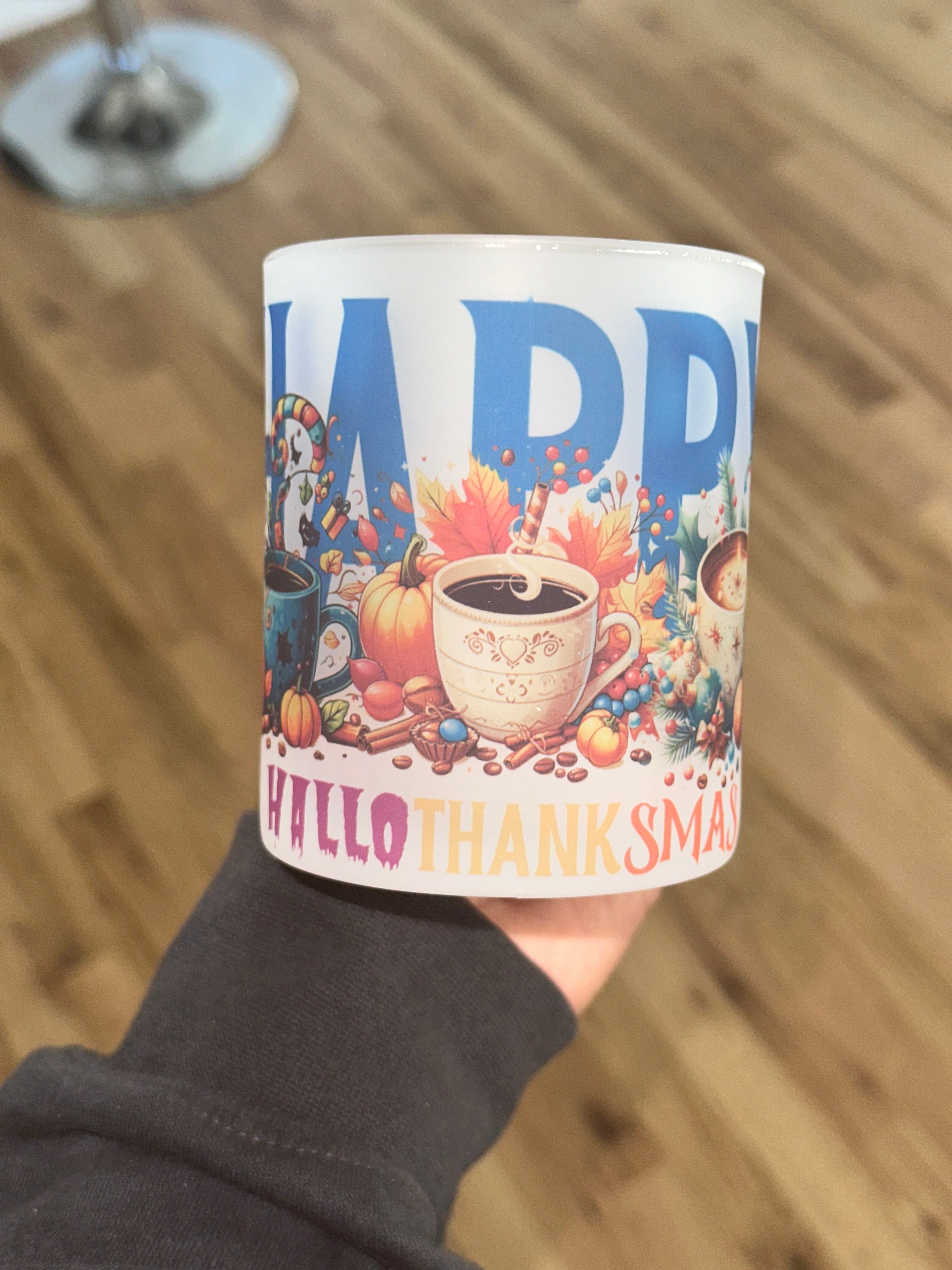 Happy Hallowthanksmas Mug Prosper with a tee