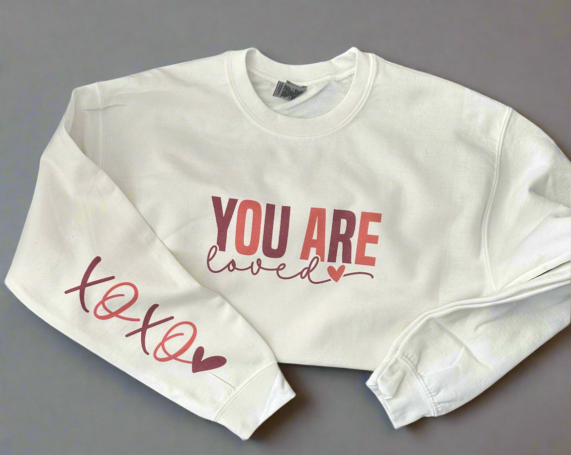 You are Loved Crew Neck Prosper with a tee